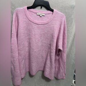 LOFT Soft Pink Knit Top